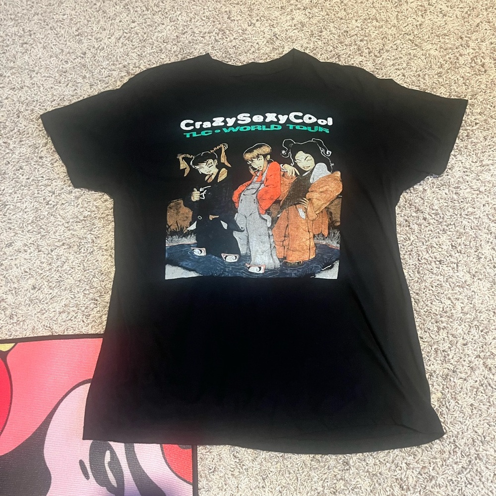 TLC Concert Tour T Shirt Crazy Sexy Cool Tour Adult Size Large used